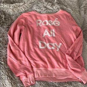 Wildfox Rose All Day Sweatshirt